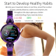 Montre Connecté Femme Élégante Ecran LCD 1,08 Pouce Smartwatch Cardio Sommeil - www.yonis-shop.com