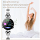 Montre Connecté Femme Élégante Ecran LCD 1,08 Pouce Smartwatch Cardio Sommeil - www.yonis-shop.com