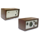 Radio Réveil Couleur Bois Rétro Multifonction et Thermomètre Électronique - www.yonis-shop.com