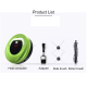 Robot Aspirateur Intelligent Vert avec Brosse en Nylon et Batterie Longue Durée - www.yonis-shop.com