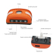Collier Anti-Aboiement Pour Chien À Ultrasons Et Stimulation Électrique 7 Intensités Rechargeable USB 50 Jours 6 À 35 Cm - ww...