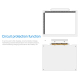 Tablette Lumineuse LED Ultra Lumineuse avec Trois Niveaux de Luminosité et Câble USB Blanc - www.yonis-shop.com