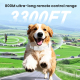Collier Anti Aboiement Électrique Rechargeable IP67 Avec Télécommande 800 M Et 3 Modes Pour Chiens 8 À 120 Lb - www.yonis-sho...
