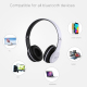 Ecouteur Bluetooth Pliable Sans Fil Support MP3 FM Appel Avec Jack 3.5mm - Autonomie 18h - www.yonis-shop.com