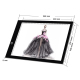 Tablette Lumineuse A4 LED Trois Niveaux De Luminosité Pour Dessin Anime Et Design Avec Câble USB 1.5m - www.yonis-shop.com