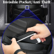 Sac à Dos Ordinateur Antivol Imperméable avec Port USB Grande Capacité Léger Noir - www.yonis-shop.com