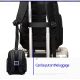 Sac à Dos Ordinateur Antivol Imperméable avec Port USB Grande Capacité Léger Noir - www.yonis-shop.com