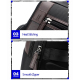 Sac à Dos Ordinateur Antivol Imperméable avec Port USB Grande Capacité Léger Noir - www.yonis-shop.com