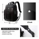Sac à Dos Ordinateur Antivol Imperméable avec Port USB Grande Capacité Léger Noir - www.yonis-shop.com