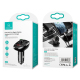 Transmetteur FM Bluetooth Chargeur Voiture Sans Fil Double USB 3.4A Affichage Digital Haute Puissance 15W Noir - www.yonis-sh...
