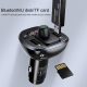 Transmetteur FM Bluetooth Chargeur Voiture Sans Fil Double USB 3.4A Affichage Digital Haute Puissance 15W Noir - www.yonis-sh...