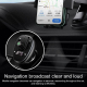 Transmetteur FM Bluetooth Chargeur Voiture Sans Fil Double USB 3.4A Affichage Digital Haute Puissance 15W Noir - www.yonis-sh...