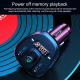 Transmetteur FM Bluetooth Chargeur Voiture Sans Fil Double USB 3.4A Affichage Digital Haute Puissance 15W Noir - www.yonis-sh...