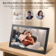 Cadre Photo Numérique Connecté Écran LCD 18.5 Pouces Haute Résolution Stockage 32GB Android 6.0 WiFi Intégré Audio Stéréo - w...
