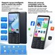 Téléphone À Clavier Tactile Android 13 4G 6 Go 128 Go Écran 4 Pouces Double SIM - www.yonis-shop.com