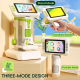 Microscope Électronique Pour Enfants Avec Écran Couleur HD 4 Pouces Grossissement 100 À 1600x Photo Vidéo - www.yonis-shop.com