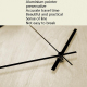 Horloge Murale Créative Rétro Silencieuse Minimaliste Décorative Noir Et Blanc - www.yonis-shop.com