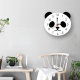 Horloge Murale Panda En Acrylique Pour Salon Chambre Et Bureau Design Simple Et Écologique - www.yonis-shop.com