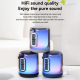 Enceinte Bluetooth LED RGB 360° Son Puissant et Lumière Ambiante Autonomie Élevée TWS Portable - www.yonis-shop.com