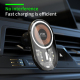 Chargeur Sans Fil Voiture Magnétique Transparent 15W Avec Lumière LED Design Unique et Matériaux Durables - www.yonis-shop.com