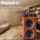 Enceinte Bluetooth Portable Rétro FM Son Stéréo Haute Fidélité Autonomie 4-6h Design Luxe - www.yonis-shop.com
