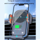 Chargeur Sans Fil Voiture Support Téléphone Portable Navigation Avec Recharge Rapide 15W Sécurisée Et Refroidissement Intelli...
