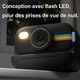 Appareil Photo Enfant LED Flash 1080P HD Avec Impression Photo et Stickers Amusants Blanc - www.yonis-shop.com