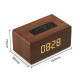 Enceinte Bluetooth Bois Puissante Basses Autonomie Longue Support Carte TF AUX - www.yonis-shop.com