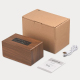 Enceinte Bluetooth Bois Puissante Basses Autonomie Longue Support Carte TF AUX - www.yonis-shop.com