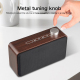 Enceinte Bluetooth Bois Design Tactile Avec Basses Profondes Supporte Carte TF U Disk AUX 3.5mm - www.yonis-shop.com