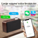 Enceinte Bluetooth Bois Design Tactile Avec Basses Profondes Supporte Carte TF U Disk AUX 3.5mm - www.yonis-shop.com