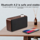 Enceinte Bluetooth Bois Design Tactile Avec Basses Profondes Supporte Carte TF U Disk AUX 3.5mm - www.yonis-shop.com