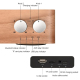 Enceinte Bluetooth Bois Avec Basses Surround 3D Support Carte TF U Disk AUX 3.5mm Autonomie Longue Durée 4500mAh - www.yonis-...