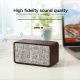 Enceinte Bluetooth Bois Double Haut-Parleur Autonomie Étendue Basses Profondes Anti-Dérapant Waterproof - www.yonis-shop.com