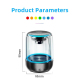 Enceinte Bluetooth LED Lumineuse TWS Stéréo 6D Son Surround HIFI Autonomie Longue Durée Compacte et Portable - www.yonis-shop...