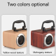Enceinte Bluetooth Bois Stéréo Dual Horn Portable Avec Support Téléphone Autonomie 8h AUX TF - www.yonis-shop.com