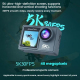 Caméra Sport Étanche 5K avec Écran Tactile et Télécommande Stabilisation Anti-Tremblement Ultra Grand Angle 170° - www.yonis-...