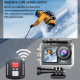Caméra Sport Étanche 5K avec Écran Tactile et Télécommande Stabilisation Anti-Tremblement Ultra Grand Angle 170° - www.yonis-...