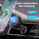 Chargeur Sans Fil Voiture Avec Dissipation Thermique Et Lumière LED RGB Pour Recharge Rapide 15W - www.yonis-shop.com
