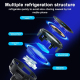 Chargeur Sans Fil Voiture Avec Dissipation Thermique Et Lumière LED RGB Pour Recharge Rapide 15W - www.yonis-shop.com