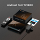 # Box TV Android 14 8 Go 128 Go Avec Télécommande Décodage 8K Sortie 4K 120 Hz WiFi 6 Et Ethernet Gigabit - www.yonis-shop.com