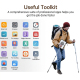 Tablette Tactile Robuste Avec Vidéoprojecteur Écran 10.95 Pouces Android 14 Mémoire 12GB+512GB Batterie 21000mAh Chargement R...