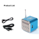 Enceinte Portable Bluetooth Avec Radio FM Lecteur MP3 Support SD TF et USB Haut-Parleur Multifonction Pour Téléphone TV - www...
