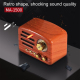 Mini Enceinte Bluetooth Retro Avec Lumière LED Etanche Support USB FM Aux 5W Speaker - www.yonis-shop.com