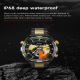 Montre Connectée Écran Couleur 1.52 Pouces Bluetooth Appels Surveillance Cardiaque Tension Artérielle Oxygène Sang - www.yoni...