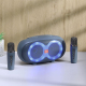 Enceinte Bluetooth Portable Puissante 8W Haut-Parleur Sans Fil avec Micro Karaoké Autonomie 3h Etanche Salle de Bain Support ...