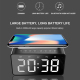 Enceinte Bluetooth Multifonction Réveil LED Chargeur Sans Fil Haut-Parleur Stéréo Puissant Autonomie 10h Design Portable - ww...