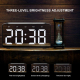 Enceinte Bluetooth Multifonction Réveil LED Chargeur Sans Fil Haut-Parleur Stéréo Puissant Autonomie 10h Design Portable - ww...