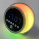 Mini Enceinte Bluetooth Multifonction Réveil Numérique Lumière Ambiante Haut-Parleur Puissant 5W Batterie Longue Durée Speake...