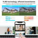 Camera IP WiFi 6MP Avec Vision Nocturne Infrarouge Et Intercom Vocal Bidirectionnel Pour Sécurité Optimale